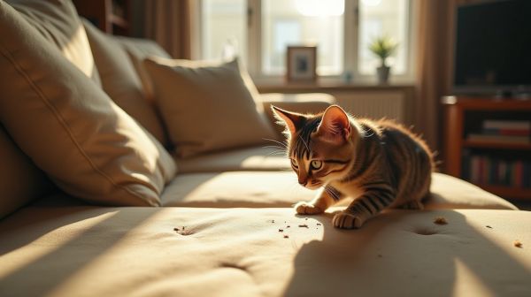 Des solutions étonnantes pour protéger votre canapé des griffures de chat